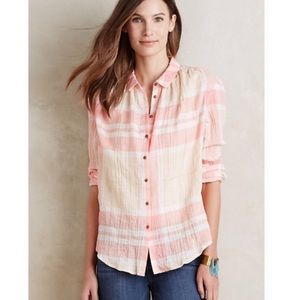 Anthropologie Holding Horses button down shirt
